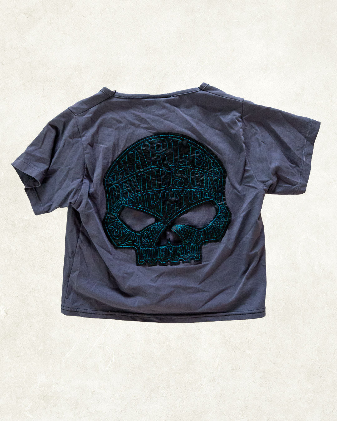 Harley Davidson Skull Baby Tee