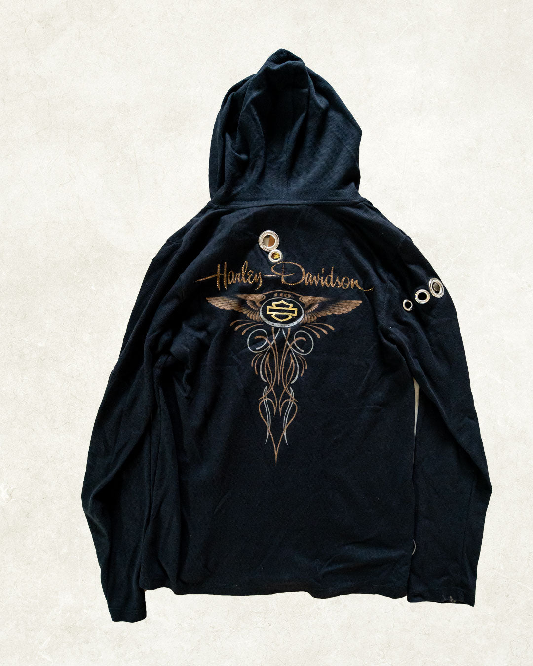 Harley Davidson Hooded Longsleeve Tee