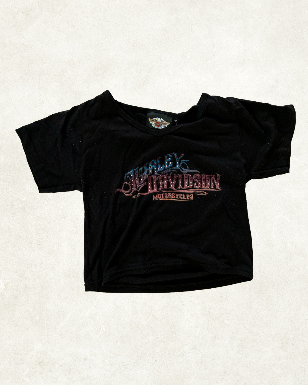 Harley Davidson Rhinestone Baby Tee