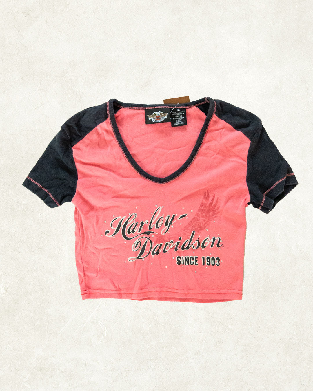 Harley Davidson Pink Baby Tee