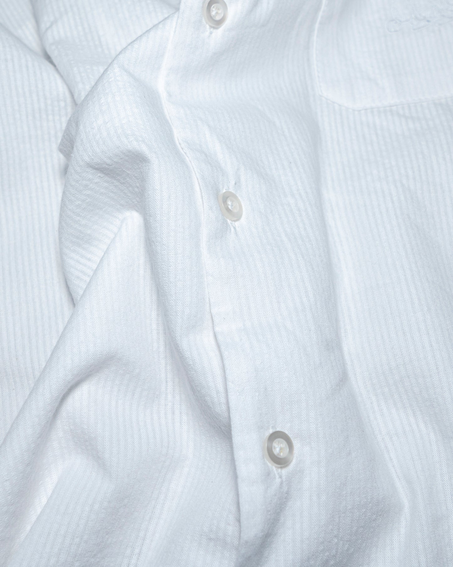 Seersucker Shirt in White