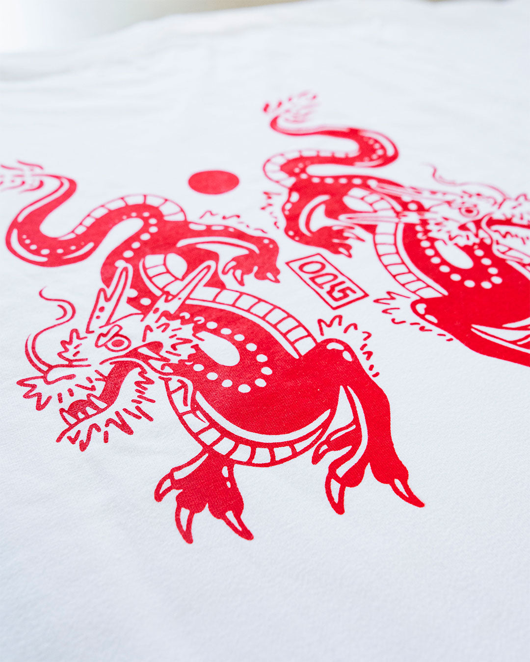 Year of The Dragon Tee in White